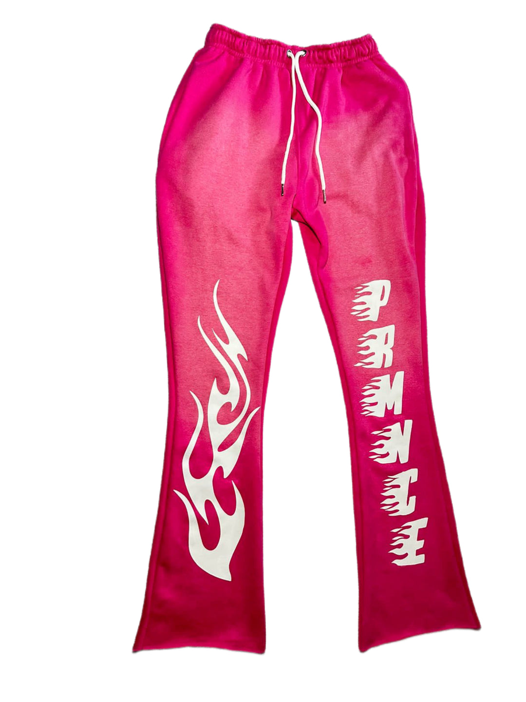 PINK FLARED SWEATPANTS